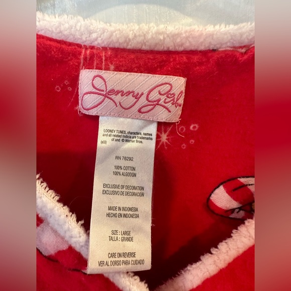 Jenny girl vintage Christmas tweety onesie size large - Picture 3 of 6